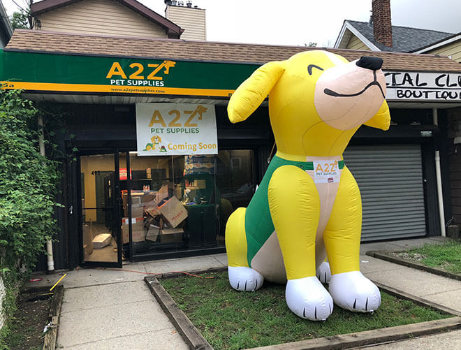 Below is 15ft tall inflatable Dog order we made for USA client